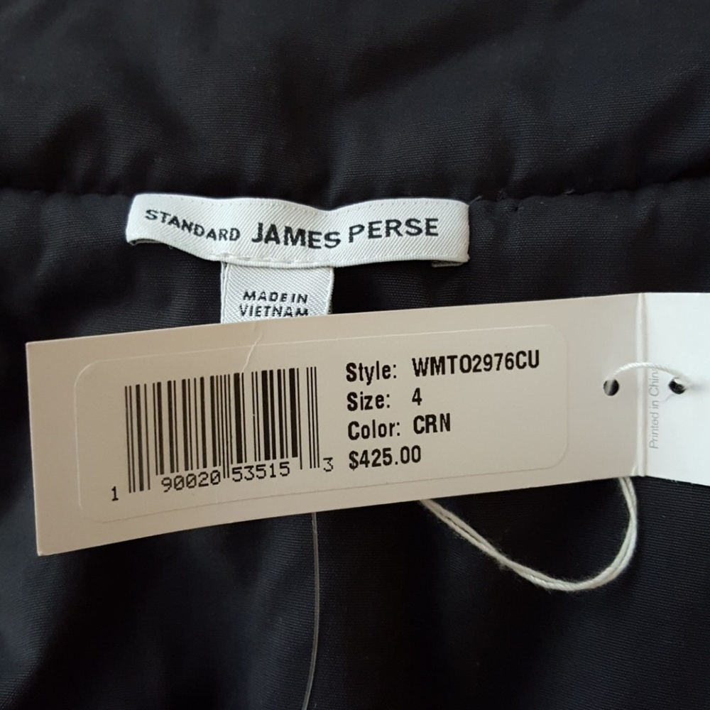 James Perse Dark Gray Puffer Vest - Picture 7 of 8